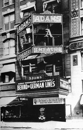 Adams Theatre - Original Marquee